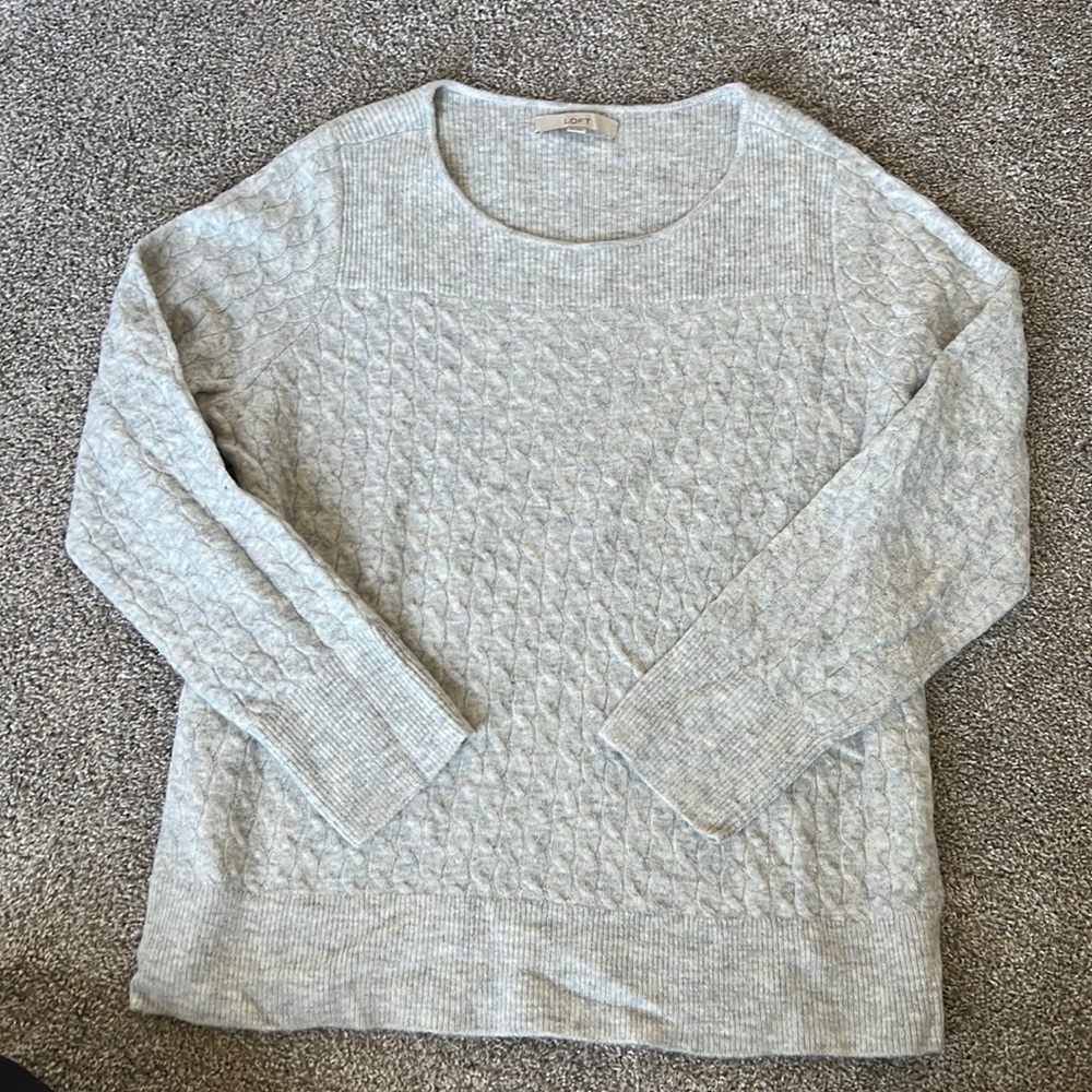 LOFT Soft Cable Knit Sweater - XXL - Worn Once